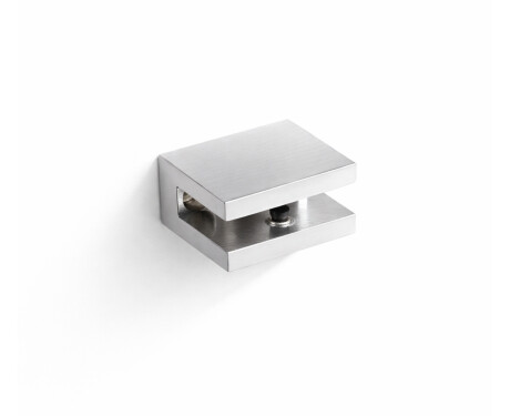 CLASSIC - Supporto/morsetto per mensole in vetro 07.80160/50/40/30 - 2 pezzi / cromato