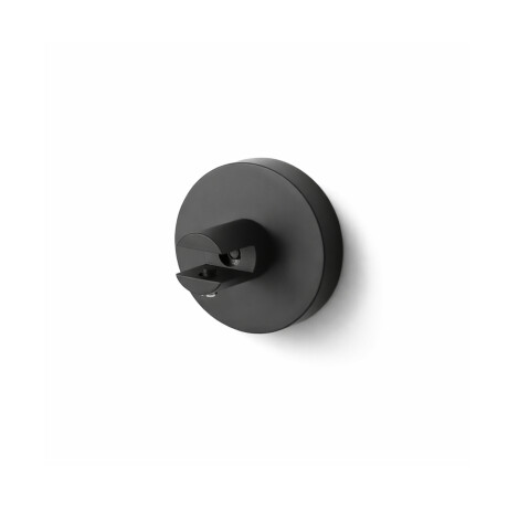 CLASSIC - Supporto con rosetta per mensole in vetro 07.80160/50/40/30 - 2 pezzi / nero opaco #1