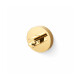 CLASSIC - Supporto con rosetta per mensole in vetro 07.80160/50/40/30 - 2 pezzi / dorato lucido #1