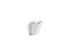 MILANO/NEXT - Gancio singolo per asciugamano / cromato