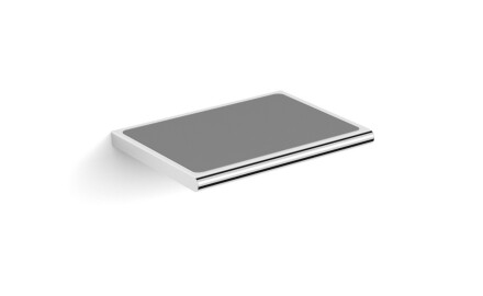 MILANO - Ripiano per cellulare / superficie antiscivolo / cromato