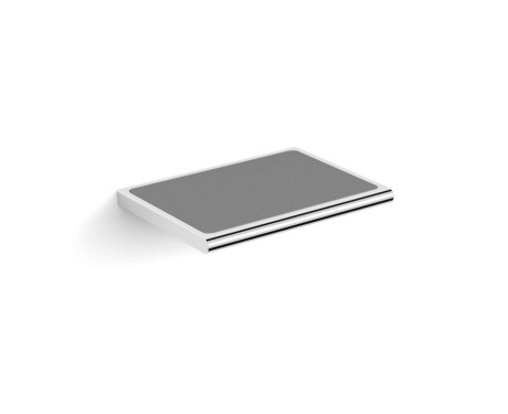 MILANO - Ripiano per cellulare / superficie antiscivolo / cromato
