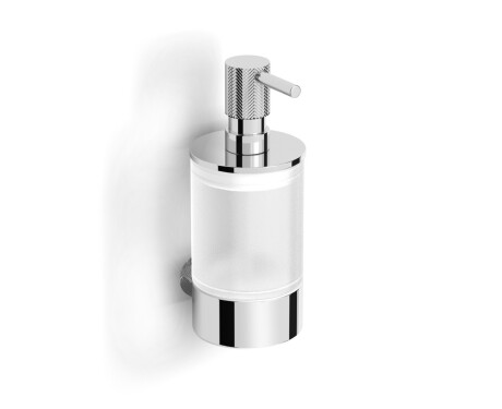 MEGAN - Dosatore per sapone liquido / cromo, vetro opaco