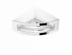 Cestello - ripiano angolare 16x16x8 / cromato