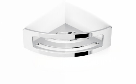 Cestello - ripiano angolare 16x16x8 / cromato