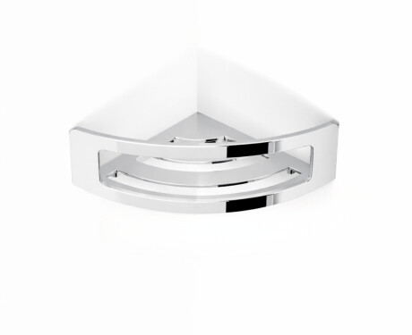 Cestello - ripiano angolare 16x16x8 / cromato