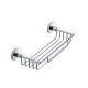 Cestino 35x14x7 su rosette / cromato #1