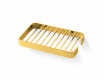 Cestino 16x10x2 / cornice larga / dorato lucido