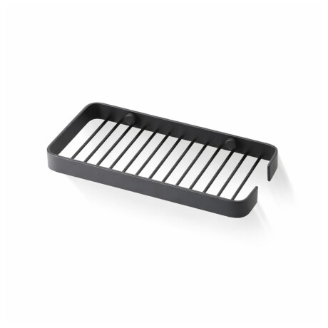 Cestino 20x10x2 / cornice larga / nero opaco #1