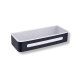 Cestino 29x12x5,5 / nero opaco / inserto in plastica bianco #1