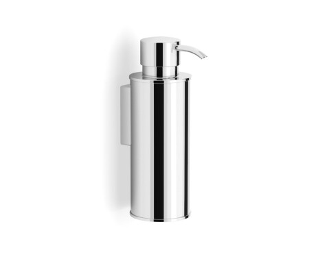 Dispenser per sapone liquido da 0,25 L / rotondo / cromato