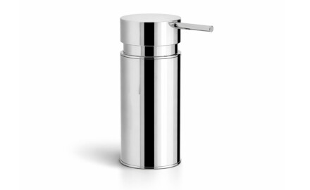 Distributore di sapone liquido da 0,15 L / rotondo da appoggio / cromato
