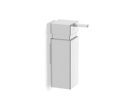 Distributore di sapone liquido da 0,25 L / quadrato / cromato