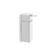 Distributore di sapone liquido da 0,25 L / quadrato / cromato #1