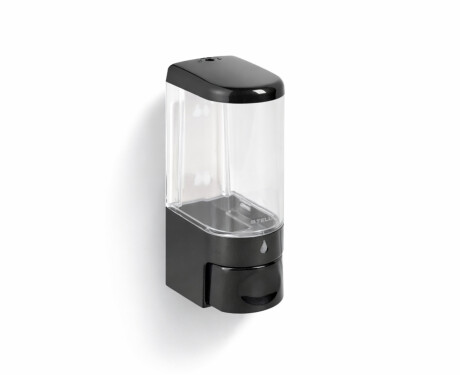 Dispenser per sapone liquido da 0,25 L / ABS nero lucido