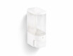 Distributore di sapone liquido da 0,25 L / ABS bianco lucido
