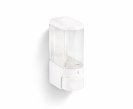 Distributore di sapone liquido da 0,25 L / ABS bianco lucido