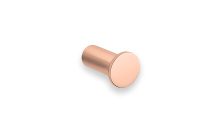 Gancio singolo per asciugamano / rosa dorato lucido