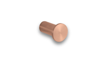 Gancio singolo per asciugamano / rosa dorato spazzolato