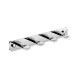 Barra - 4 ganci piatti per asciugamani / cromata #1