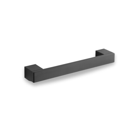 Asta per bagno diritta da 28 cm / nero opaco #1