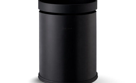 Cestino aperto da 10 L / nero opaco