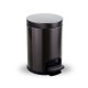 Cestino con pedale PREMIUM rotondo da 5 L, chiusura ammortizzata / grafite metallizzato #1