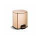 Cestino a pedale PREMIUM rettangolare da 5 L, chiusura ammortizzata / color champagne #1