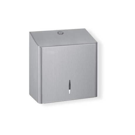 Portarotolo quadrato per carta igienica in rotolo, max. Ø 19 cm, serie R10 / acciaio inossidabile spazzolato #1