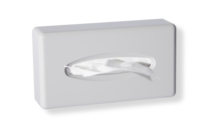 Portafazzoletti / ABS bianco lucido