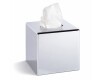 Portafazzoletti - forma cubica / ABS cromato