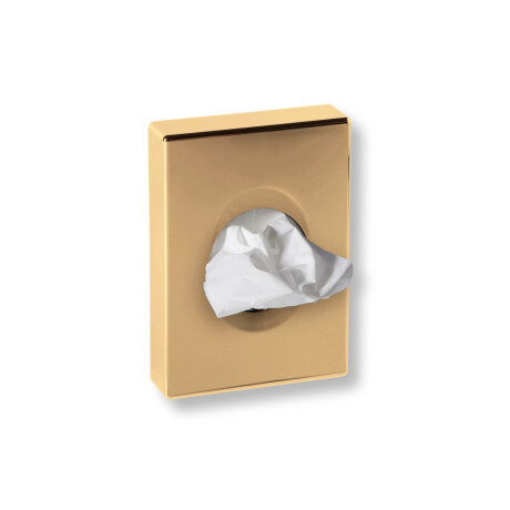 Distributore di sacchetti igienici / ABS dorato lucido #1