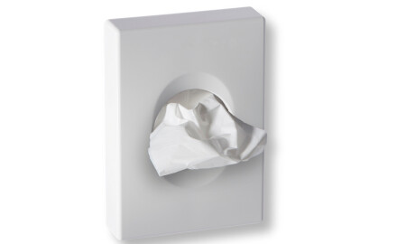 Distributore di sacchetti igienici / ABS bianco lucido