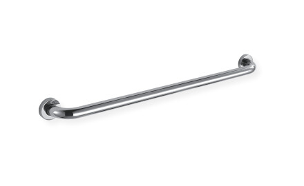 Corraio di sostegno per persone con disabilità Ø32, dritto, modello STANDARD - 80 cm / acciaio inossidabile lucido