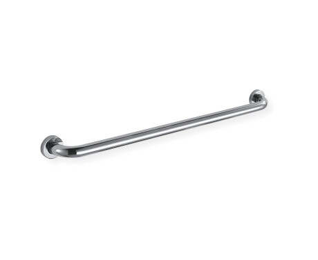 Corraio di sostegno per persone con disabilità Ø32, dritto, modello STANDARD - 80 cm / acciaio inossidabile lucido