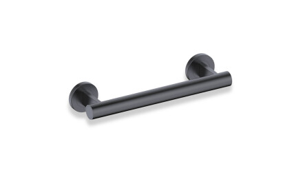 Corraia di sostegno per persone con disabilità Ø32 diritta PREMIUM - 30 cm / acciaio inossidabile nero opaco