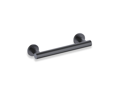 Corraia di sostegno per persone con disabilità Ø32 diritta PREMIUM - 30 cm / acciaio inossidabile nero opaco