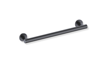 Corraio di sostegno per persone con disabilità Ø32, dritto, PREMIUM - 50 cm / acciaio inossidabile, nero opaco