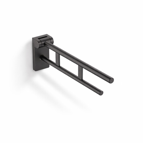 Maniglione di sostegno per persone con disabilità Ø32 ribaltabile PREMIUM - 70 cm / acciaio inossidabile nero opaco #1