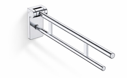 Maniglione di sostegno per persone con disabilità Ø32 ribaltabile PREMIUM - 80 cm / acciaio inossidabile lucido