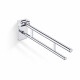 Maniglione di sostegno per persone con disabilità Ø32 ribaltabile PREMIUM - 80 cm / acciaio inossidabile lucido #1