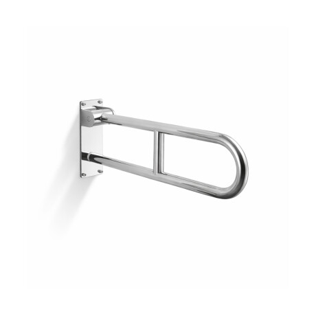 Maniglione di sostegno per persone con disabilità, Ø32, ad arco, ribaltabile, modello STANDARD - 60 cm / acciaio inossidabile lucido #1