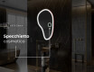 Specchio da bagno LED di forma irregolare S222 #6