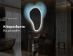 Specchio da bagno LED di forma irregolare S222 #7