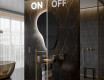 Specchio da bagno LED di forma irregolare S222 #3