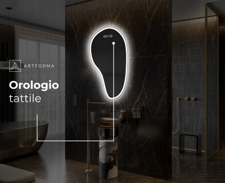 Specchio da bagno LED di forma irregolare S222 #8