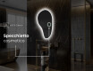 Specchio da bagno LED di forma irregolare S222 #5