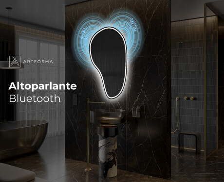 Specchio da bagno LED di forma irregolare S223 #7