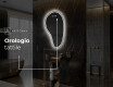 Specchio da bagno LED di forma irregolare S223 #8