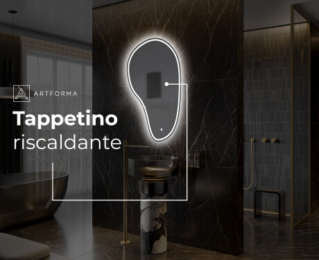 Specchio da bagno LED di forma irregolare S223 #8